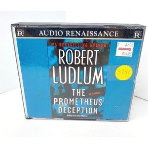 Robert Ludlum THE PROMETHEUS DECEPTION Read By Frank Muller  Audio Book Cd